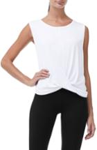Women's Good American Knotted Tank Top - White