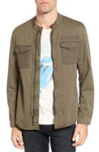 Men's John Varvatos Star Usa Band Collar Shirt Jacket