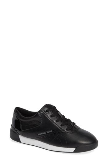 Women's Michael Michael Kors Addie Lace-up Sneaker M - Black