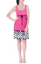 Women's Olian Maternity Tank Dress - Pink