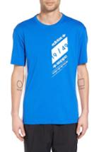 Men's Adidas Originals Art Of Mesh Graphic T-shirt - Blue