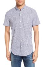 Men's Bonobos Slim Fit Print Sport Shirt - Blue