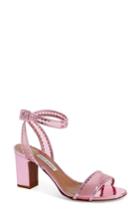 Women's Tabitha Simmons Leticia Clear Ankle Strap Sandal .5us / 35.5eu - Pink