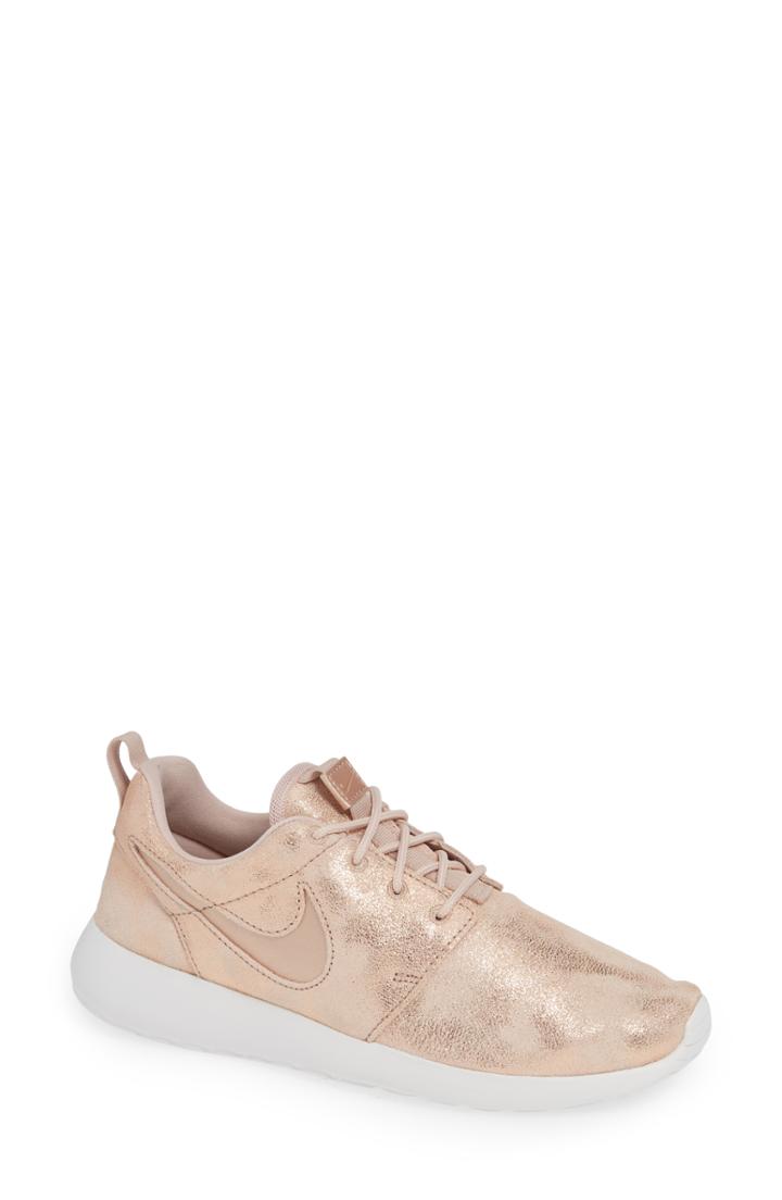 Women's Nike 'roshe Run' Print Sneaker .5 M - Pink