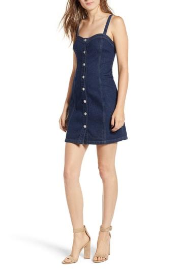 Women's Kendall + Kylie Denim Body-con Dress - Blue