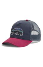 Women's Patagonia Fitz Roy Bear Trucker Hat - Blue