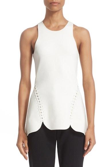Women's Alexander Wang Laced Peplum Tank