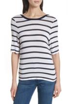 Women's 3x1 Nyc Twist Back Tee - Blue