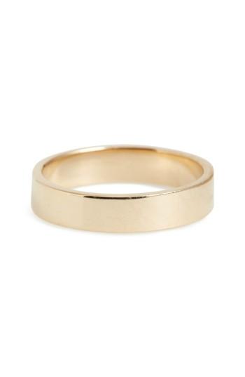 Women's Wwake Harmony Flat Classic 4mm Shiny Band Ring (nordstrom Exclusive)