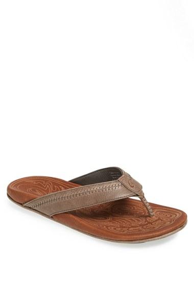 Men's Olukai 'hiapo' Flip Flop M - Black