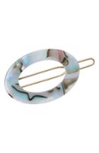 France Luxe Oval Tige Boule Barrette, Size - Blue