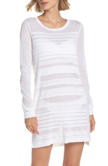 Women's Tommy Bahama Shadow Stripe Cover-up Dress - White