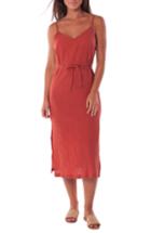 Women's Caara Cristal Wrap Midi Dress - Black