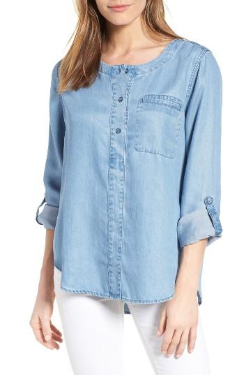 Women's Nydj Frankie Tencel Denim Top
