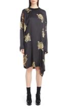 Women's Dries Van Noten Mixed Print Dress Us / 36 Fr - Black