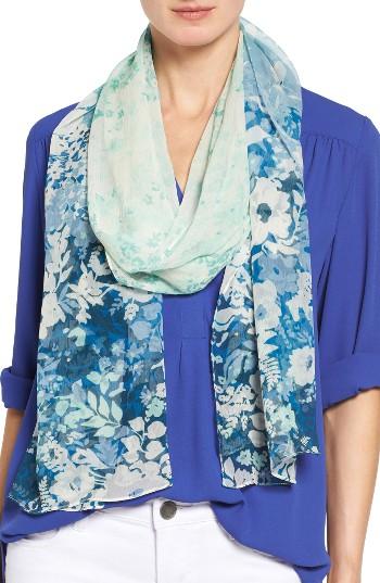 Women's Nordstrom Sonnet Floral Silk Scarf