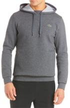 Men's Lacoste Sport Cotton Blend Hoodie (l) - Grey