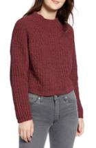 Women's Cotton Emporium Chenille Sweater - Red