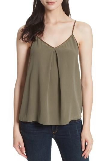 Women's Joie Celimene Silk Camisole, Size - Green