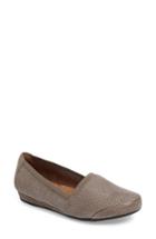 Women's Rockport Cobb Hill Galway Textured Flat M - Grey