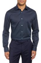 Men's John Varvatos Star Usa Slim Fit Dot Dress Shirt .5r - Blue