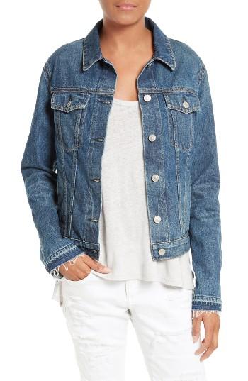 Women's Rag & Bone/jean Released Cuff Denim Jacket