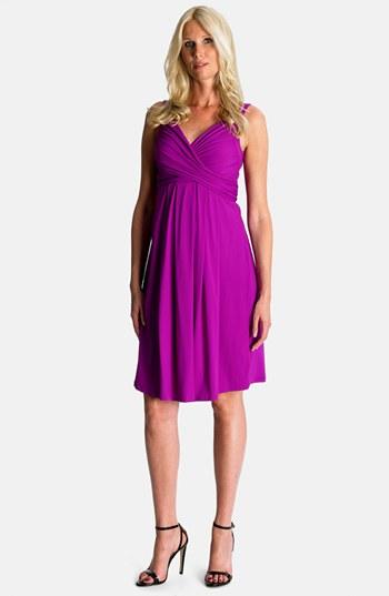 Women's Eva Alexander London 'chloe' Maternity Wrap Dress - Pink