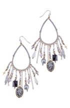 Women's Nakamol Design Stone & Star Charm Earrings