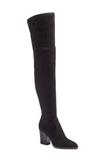 Women's Marc Fisher Ltd Arrine Over The Knee Boot .5 M - Black