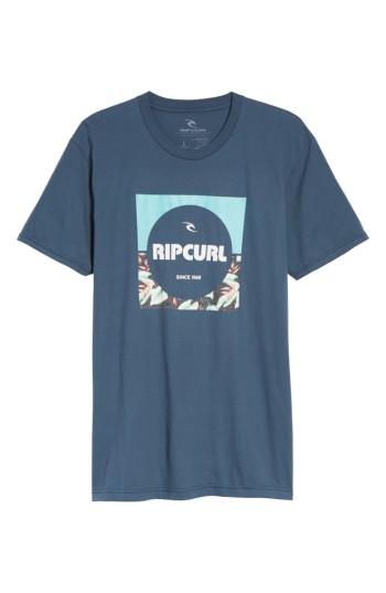 Men's Rip Curl Dc Time Premium Graphic T-shirt - Blue
