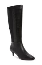 Women's Sudini Beverly Stretch Back Knee High Boot M - Black