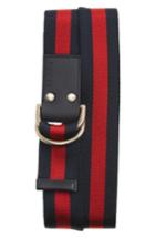 Men's Gucci Web Slider Belt 0 Eu - Blue/ Red