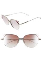 Women's Haze The Schema 59mm Cat Eye Sunglasses - Pearl