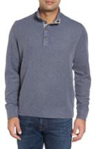 Men's Tommy Bahama Cold Springs Snap Mock Neck Sweater, Size - Blue