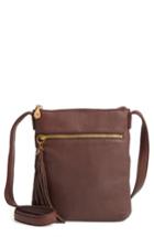 Hobo 'sarah' Leather Crossbody Bag - Brown