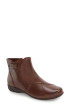 Women's Aravon 'anstice' Wedge Bootie D - Brown