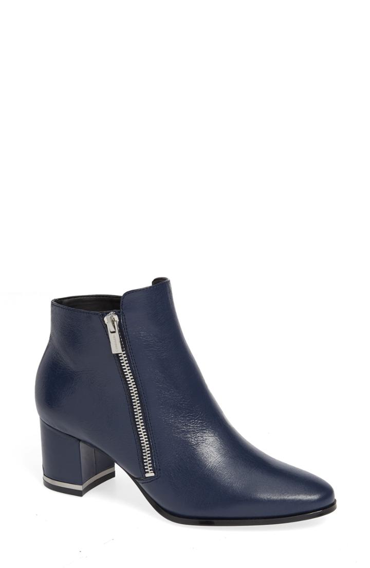 Women's Calvin Klein Fara Bootie .5 M - Blue