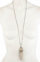 Women's Alexis Bittar Long Crystal Encrusted Pendant Necklace