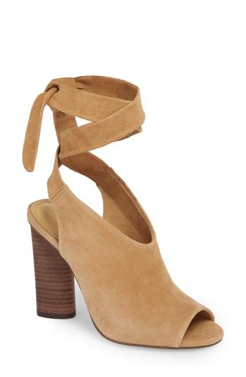 Women's Splendid Navarro Ankle Wrap Sandal .5 M - Brown