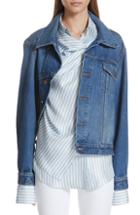 Women's Monse Twisted Denim Jacket - Blue