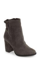 Women's Arturo Chiang 'rakel' Gathered Heel Zip Bootie M - Grey