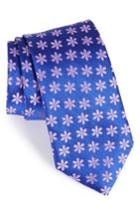Men's Nordstrom Small Margarita Flower Silk Tie, Size - Pink