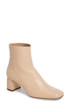 Women's Stuart Weitzman Jean Flared Heel Bootie M - Beige