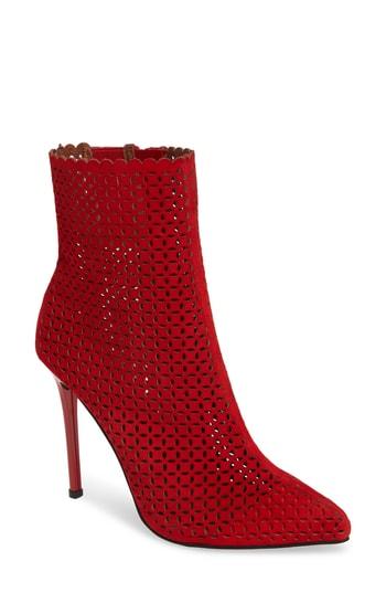 Women's Jeffrey Campbell Achava Bootie M - Red