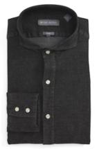 Men's Michael Bastian Trim Fit Chambray Shirt R - Black