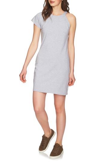 Women's 1.state One-sleeve Body-con Dress, Size - Grey