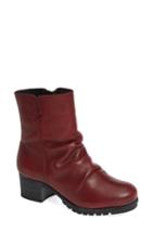 Women's Bos. & Co. Madrid Waterproof Insulated Bootie .5-6us / 36eu - Red