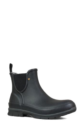 Women's Bogs Amanda Plush Waterproof Slip-on Boot M - Black
