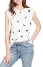 Women's Current/elliott The Muscle Tee Love Tank