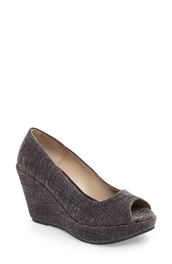 Women's Cordani Rayner Open Toe Wedge .5us / 36eu - Grey